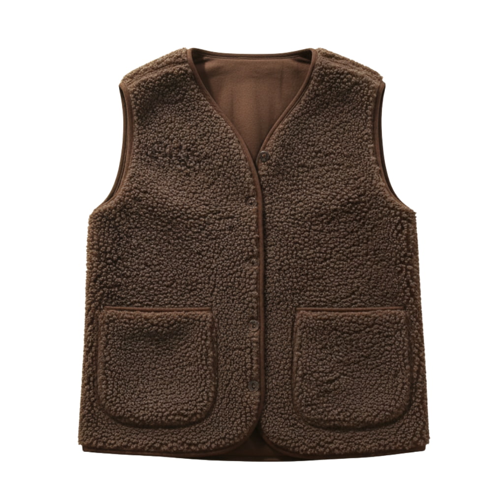 Ella | Women’s Spring Casual Warm Sherpa Vest