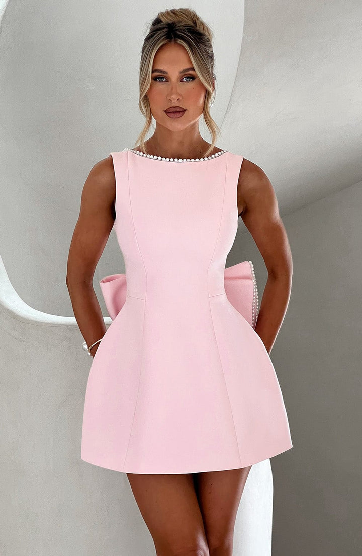Amber | Women Wedding Guest Structured Mini Dress
