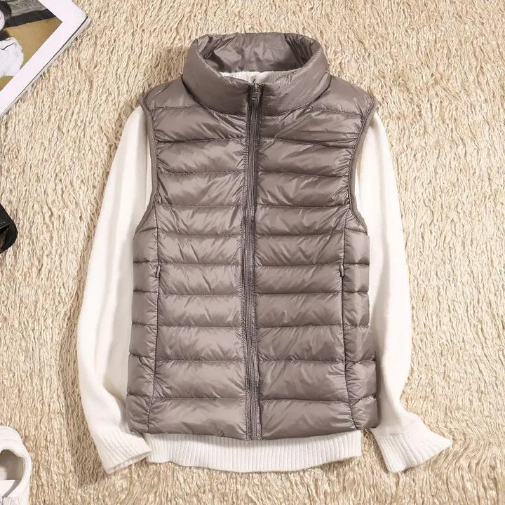 Rose | Women’s Lightweight Zip Front Puffer Vest