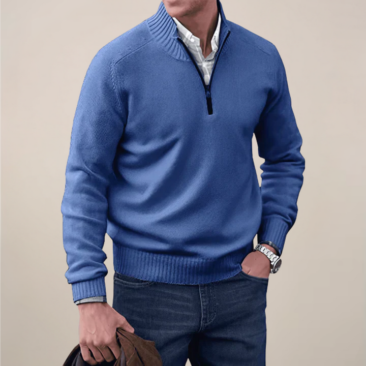 Will | Men’s Spring Half-Zipped Knit Sweater