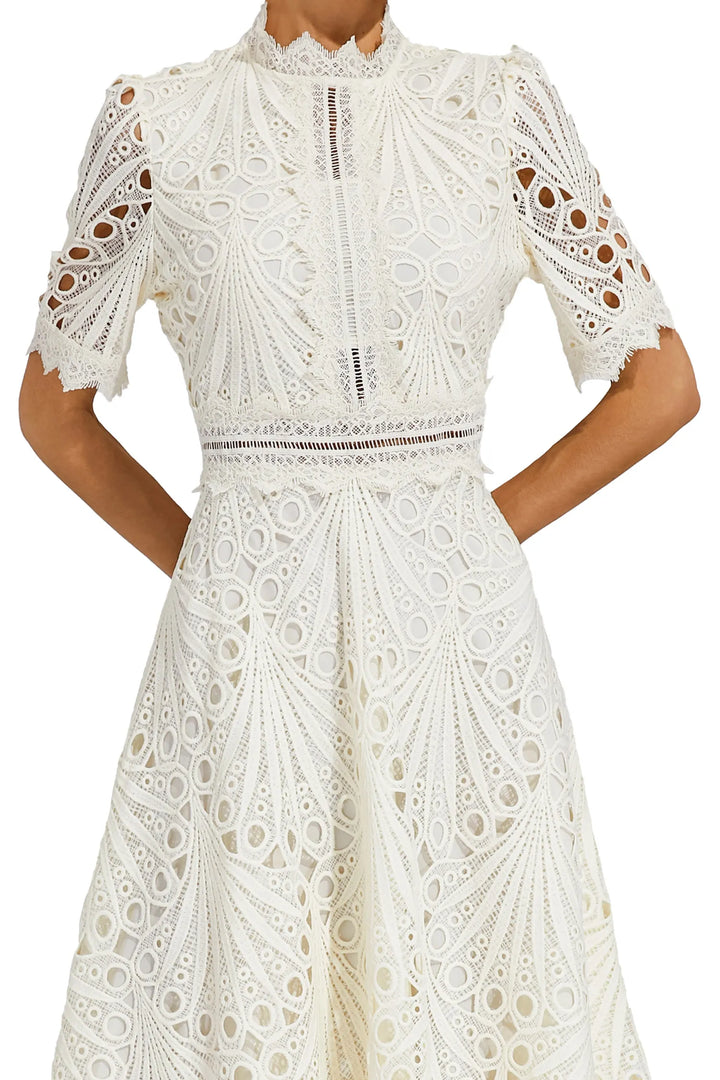 Willow | Women’s Chic Lace Midi Dress