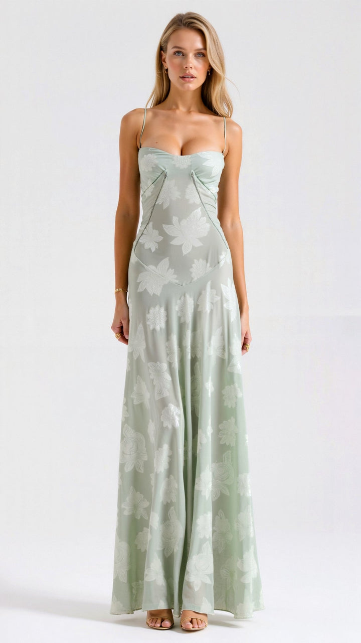 Beatrice | Women Wedding Guest Slip Maxi Dress