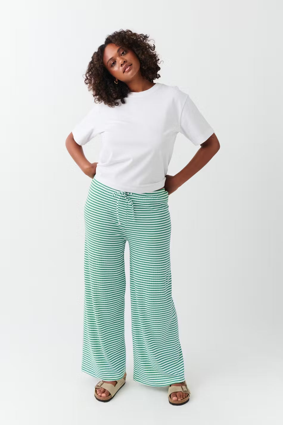 Hannah | Women’s Spring Striped Relaxed Pants