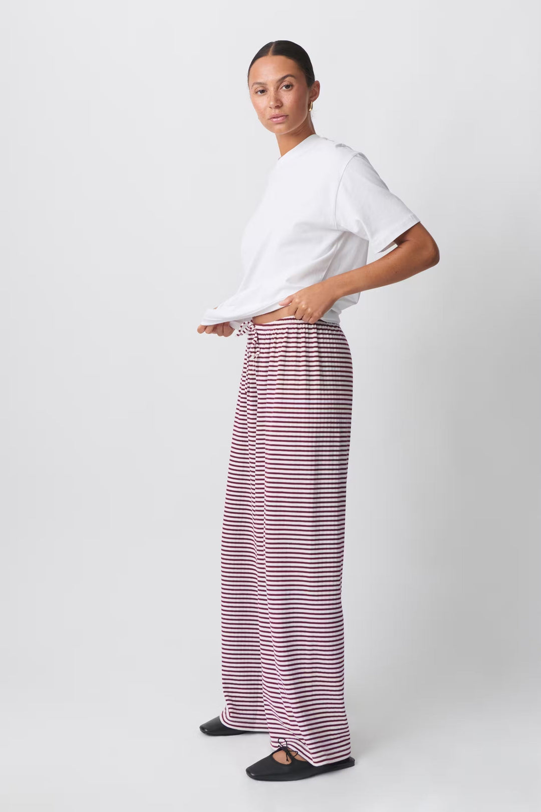 Hannah | Women’s Spring Striped Relaxed Pants