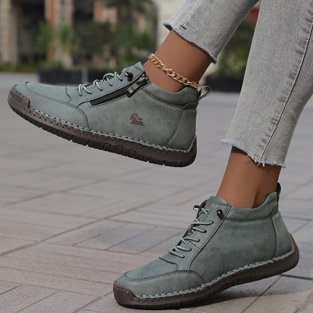 Danielle | Women Spring Zip Up Walking Sneakers