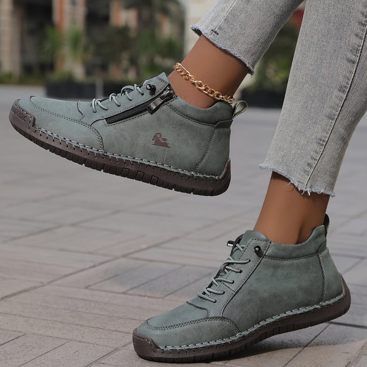 Danielle | Women Spring Zip Up Walking Sneakers