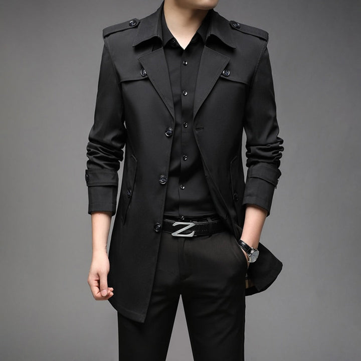 Richard | Men’s Single Breasted Lightweight Trench Coat