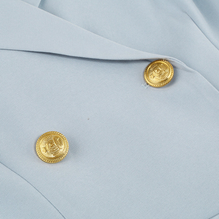 Eleanor | Women Double Breasted Cape Dress with Belt