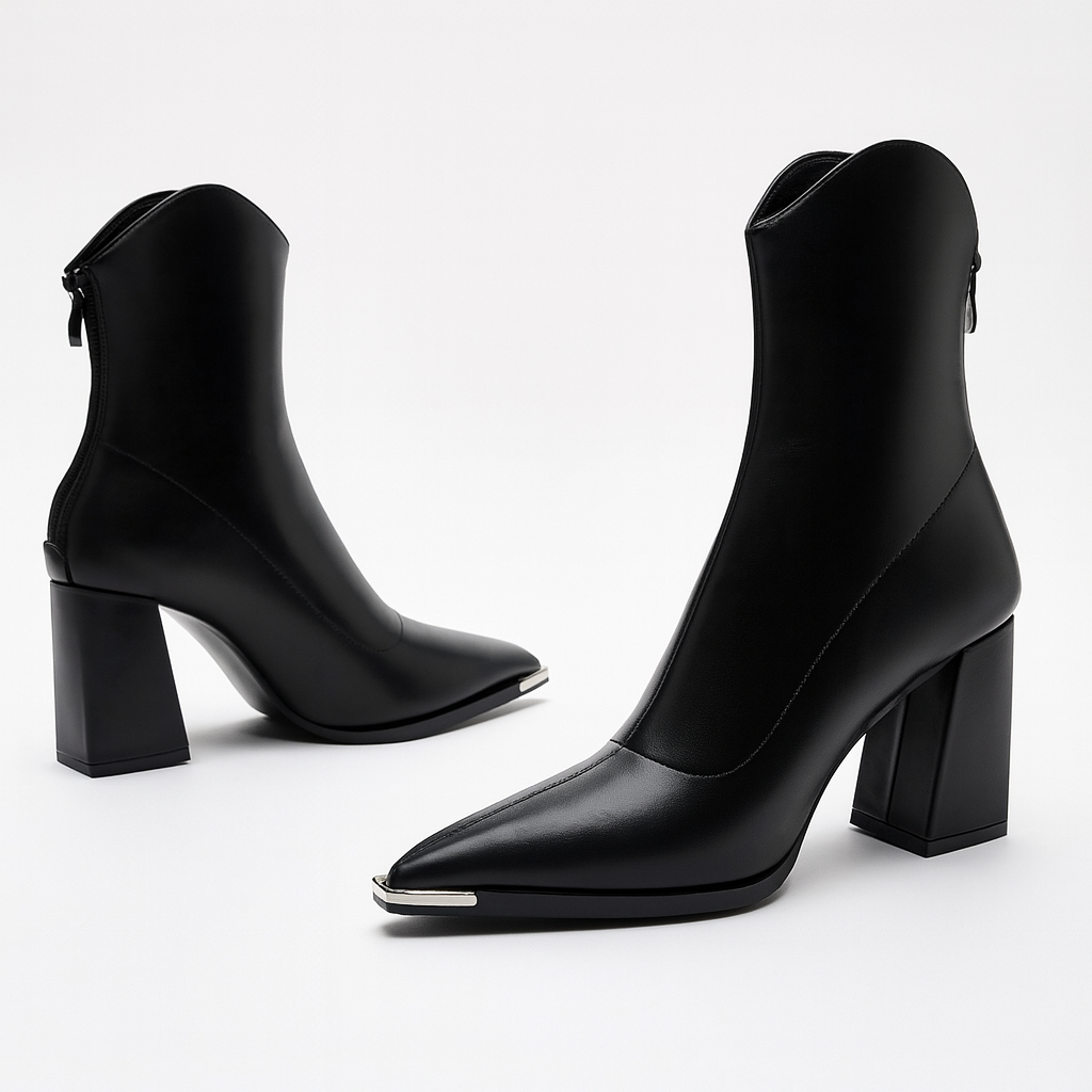 Eleanor | Women’s Spring Pointed Heel Ankle Boots