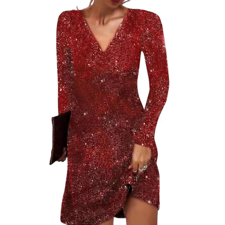 Eleanor | Women’s Elegant V-Neck Wrap Dress