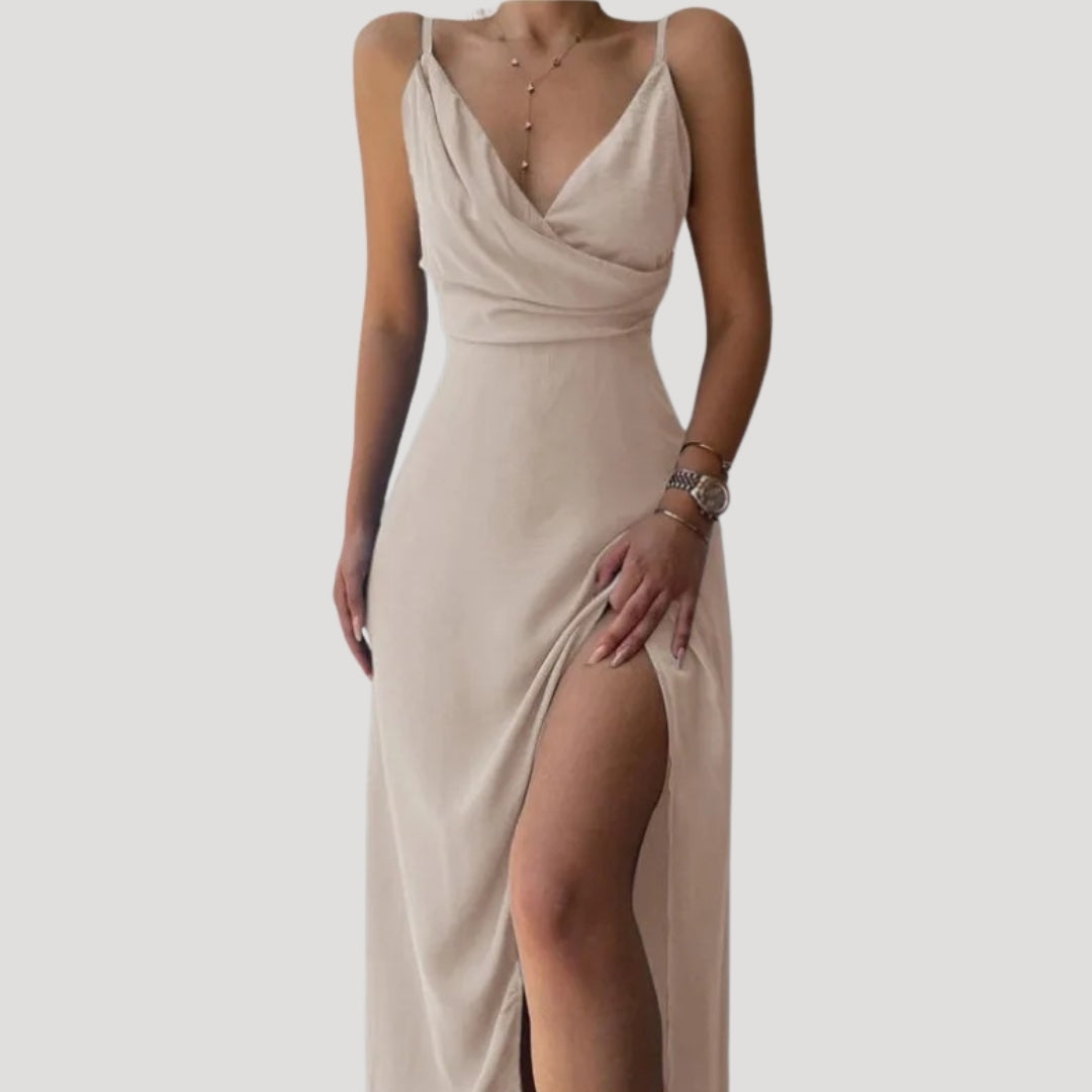 Chloe | Women Wedding Guest Slit Maxi Dress