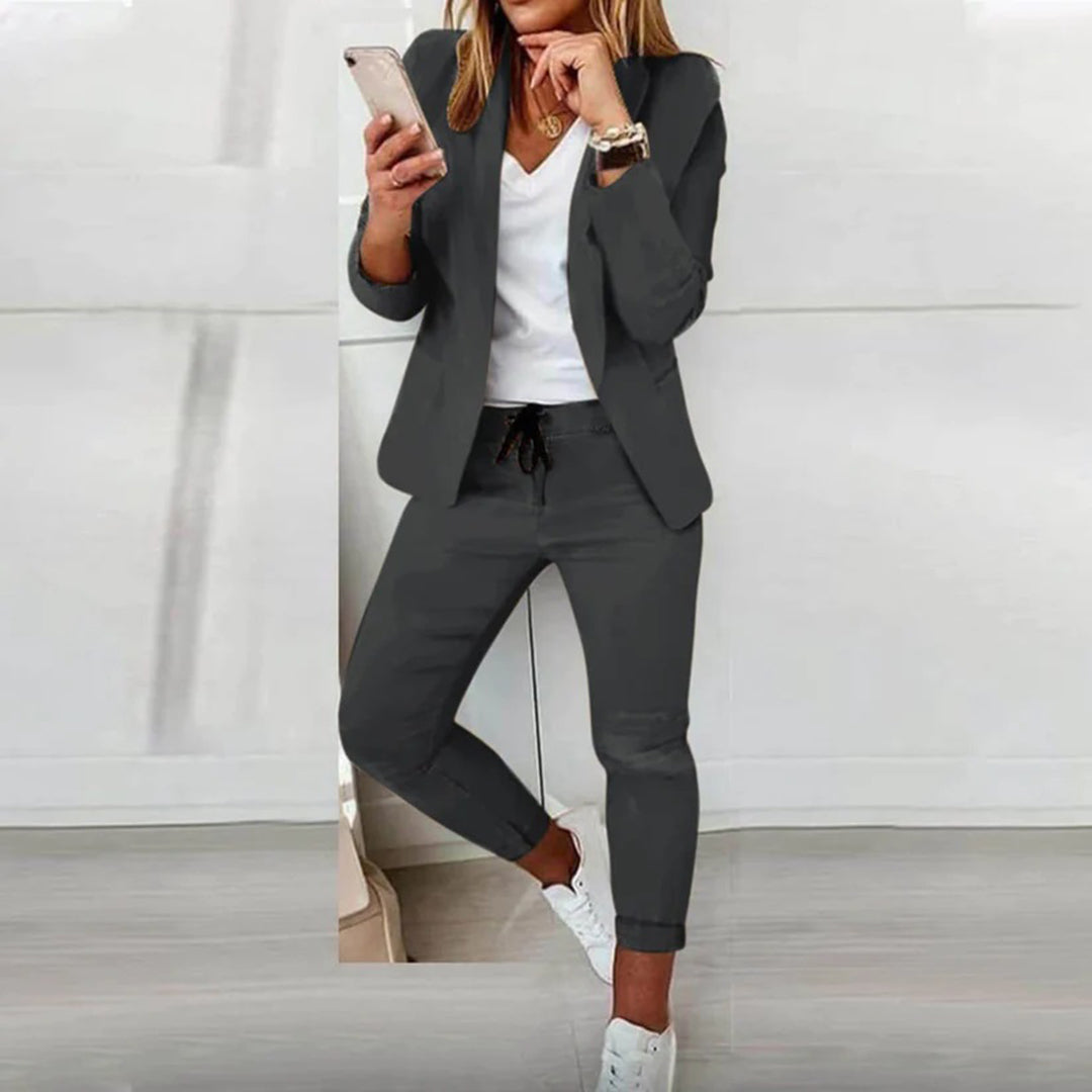 Florence | Versatile Blazer and Jogger Pants Outfit for Women