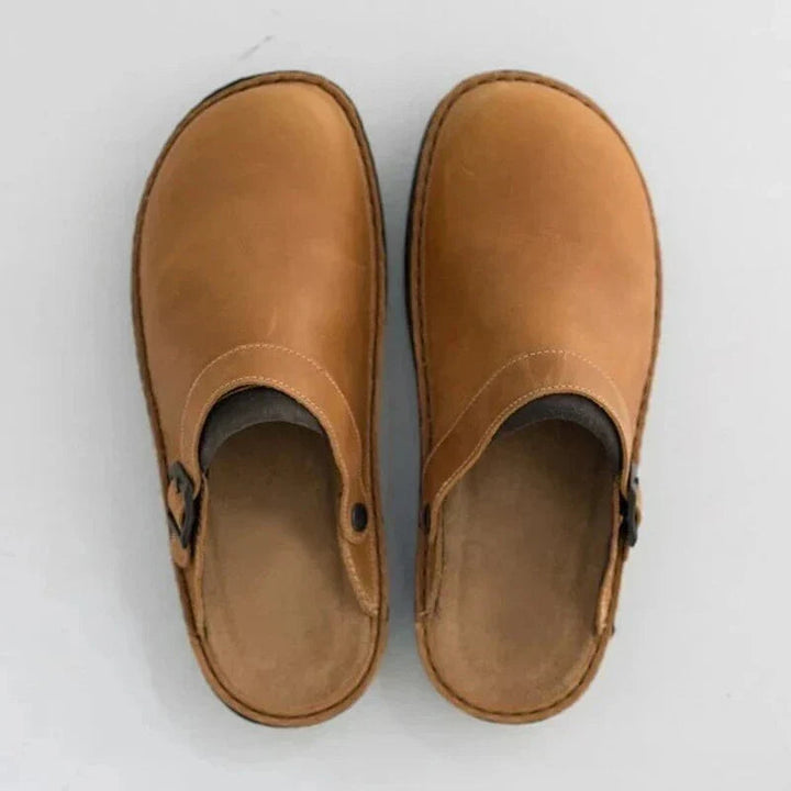 Arthur | Stylish Men’s Leather Slipper Clogs