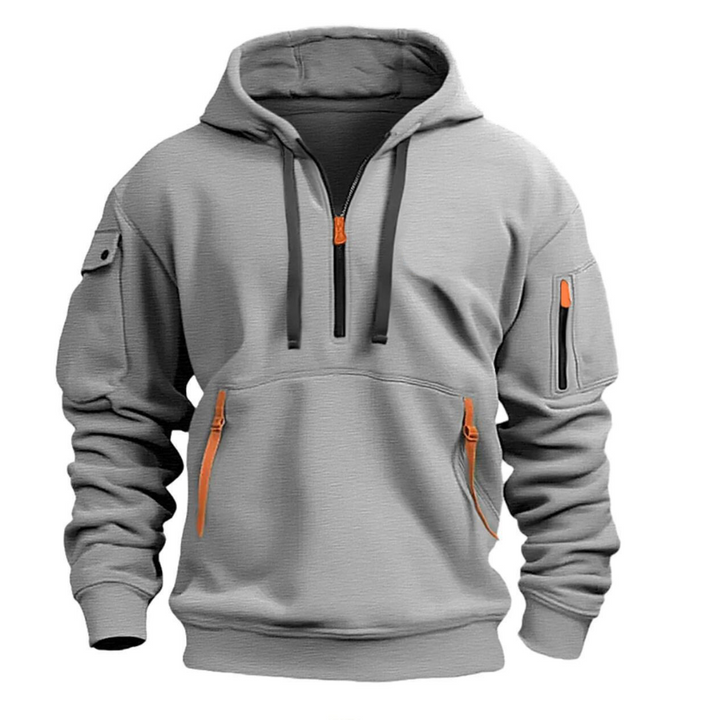 Jayden | Men’s Long Sleeve Utility Pocket Style Hoodie