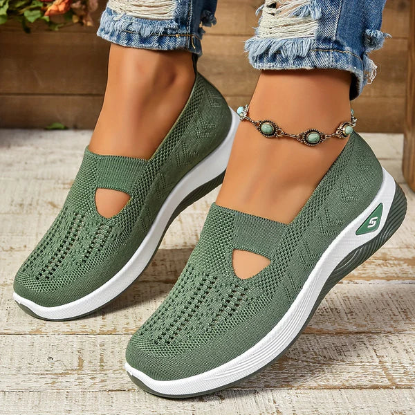 Sophia | Women’s Breathable Slip-On Walking Sneakers