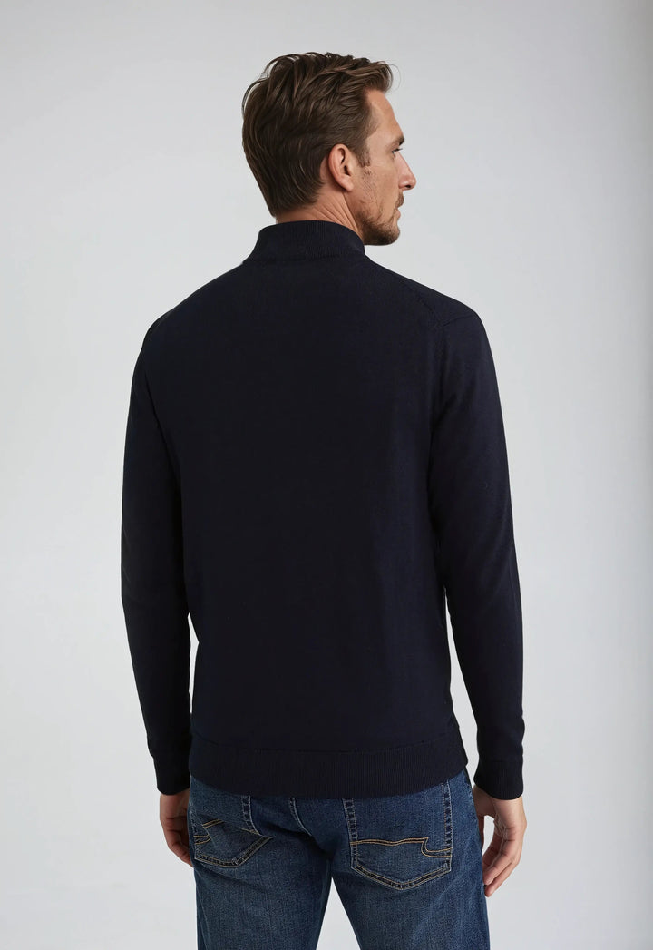Jacob | Men’s Full Zip High Neck Sweater