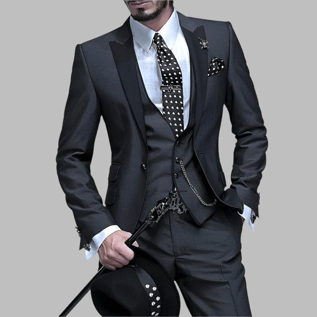 Donald | Men Luxury Three Piece Wedding Suit Set