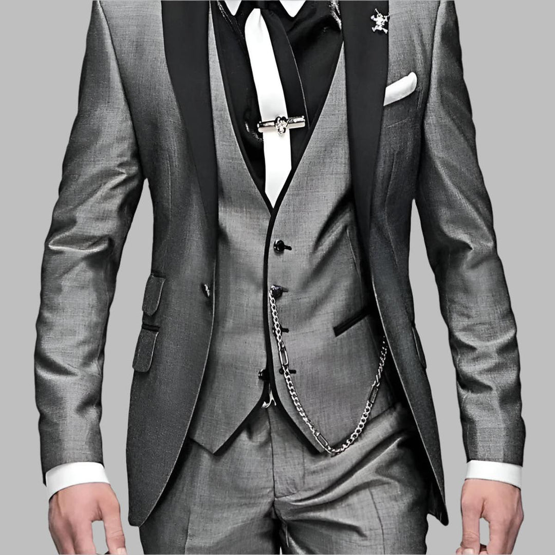 Donald | Men Luxury Three Piece Wedding Suit Set