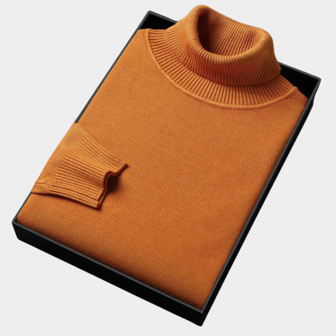 Ryan | Men’s Spring Bold Colour Turtleneck Sweater
