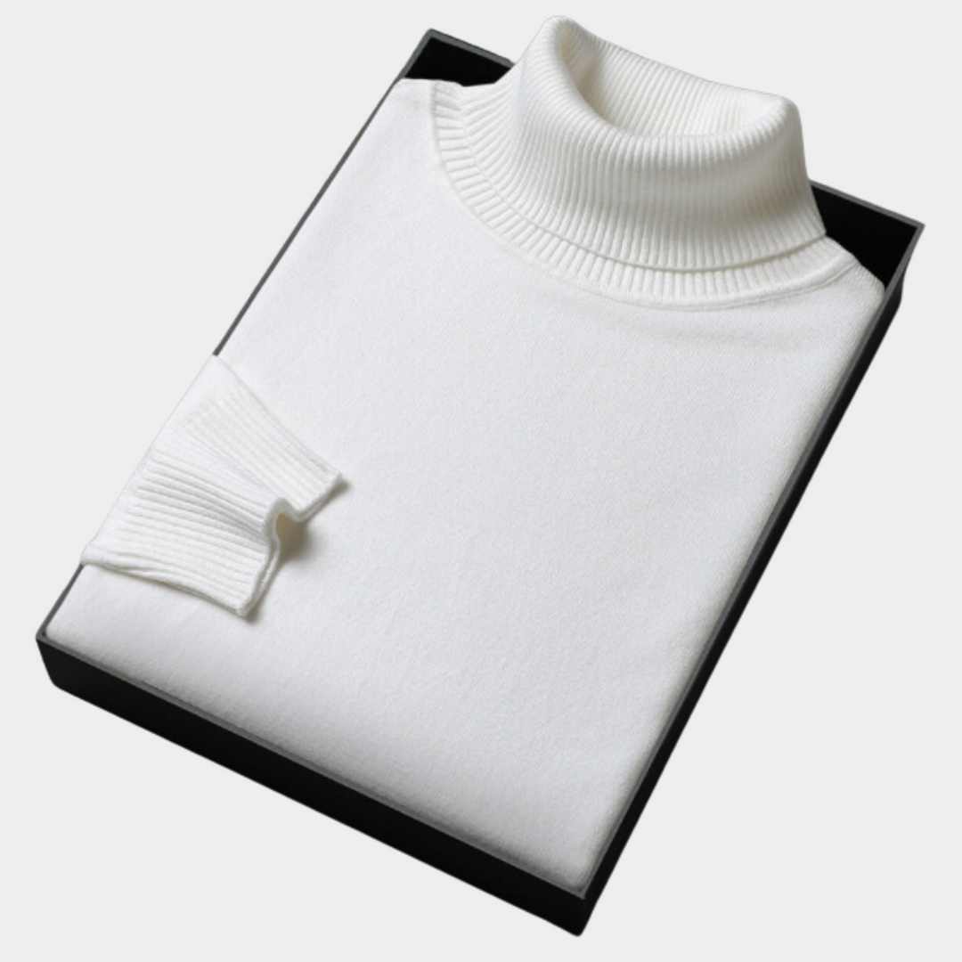 Ryan | Men’s Spring Bold Colour Turtleneck Sweater