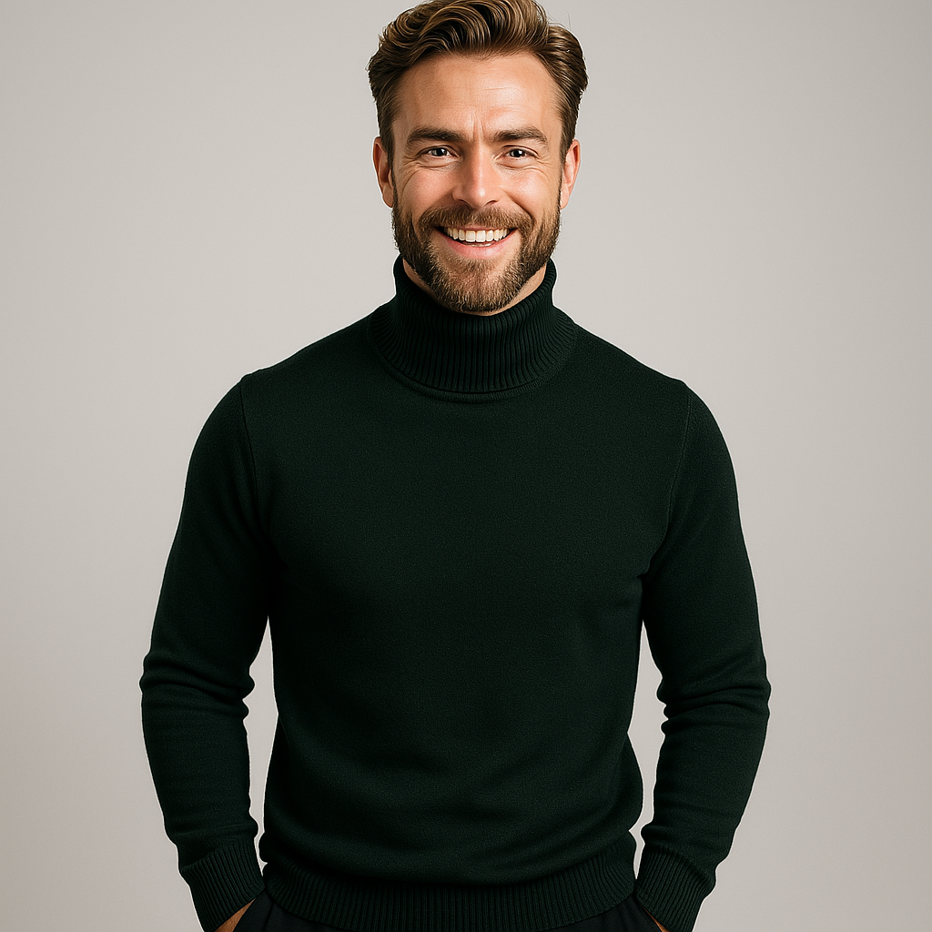 Reuben | Men Spring Turtleneck Pullover Sweater