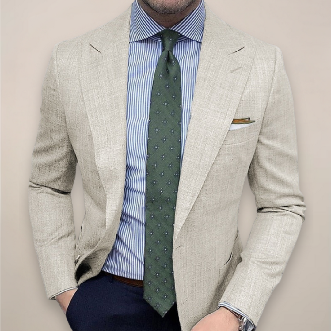 Vincent | Men’s Spring Textured Tailored Blazer Jacket