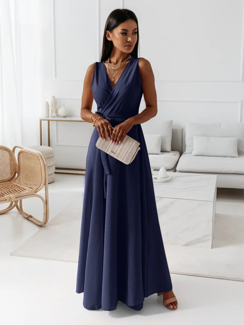 Gabrielle | Women Wedding Guest Wrap Maxi Dress