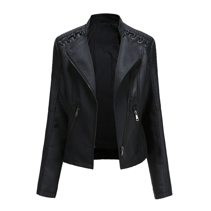 Jasmine | Women’s Trendy Zipper Front Jacket