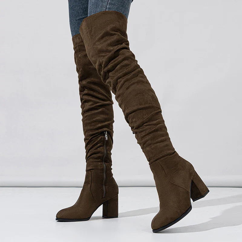 Kayla | Stylish Over-the-Knee Women's Heeled Boots