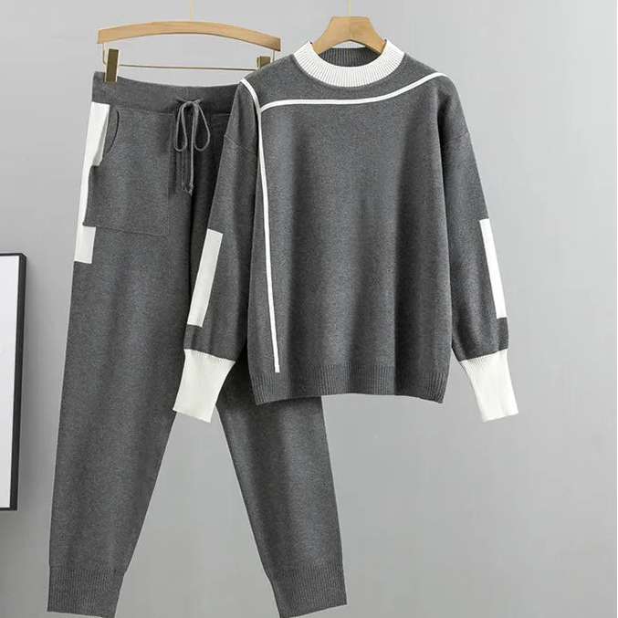 Kaitlyn | Women’s Casual Lounge Sweater Pants Set