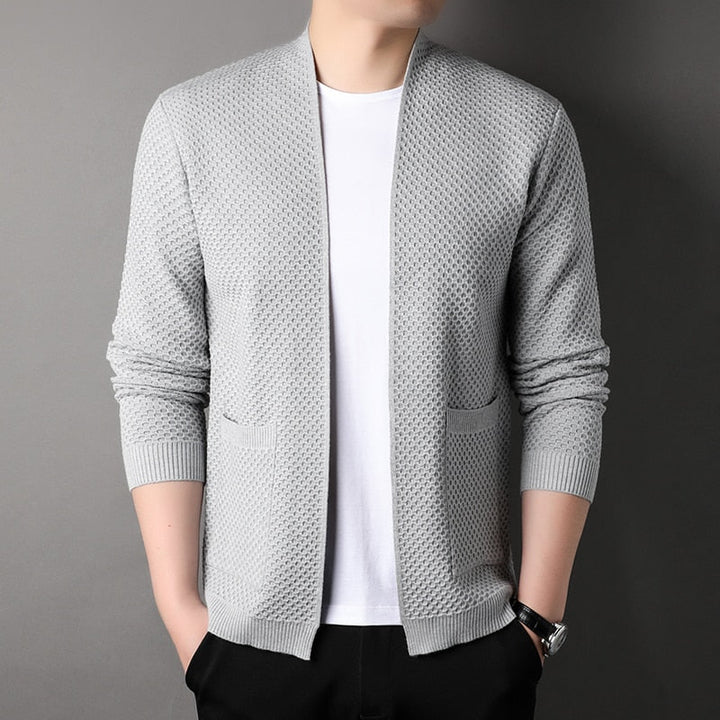 Arthur | Men’s Slim Fit Knitted Cardigan with Pockets