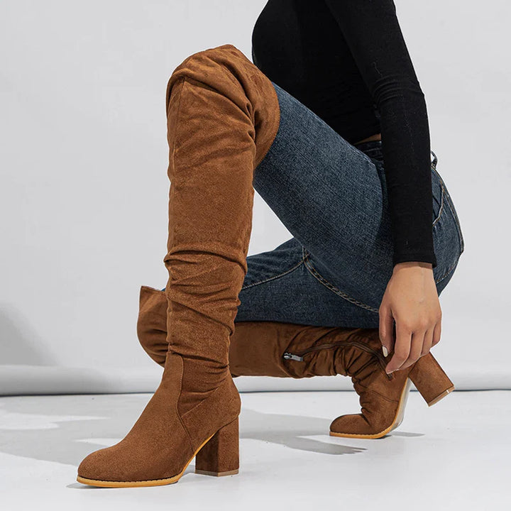 Kayla | Stylish Over-the-Knee Women's Heeled Boots