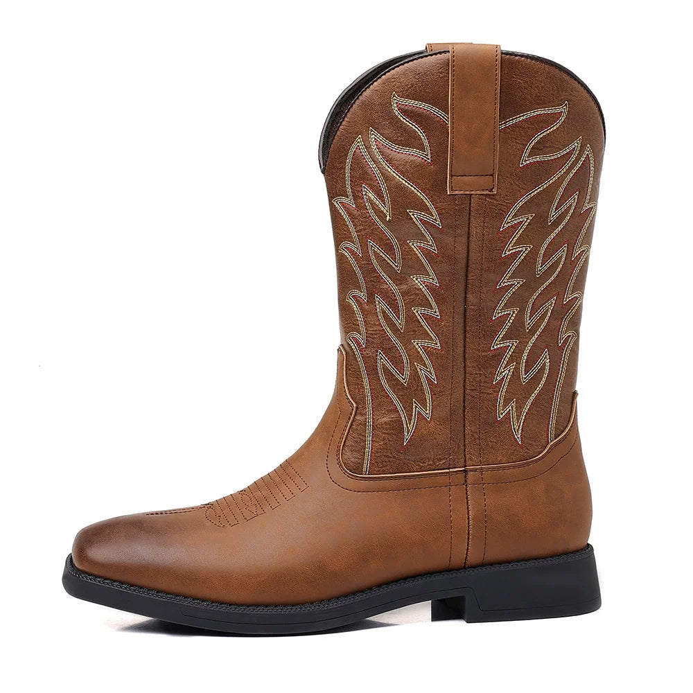 Martin | Western Style Leather Cowboy Boots for Men