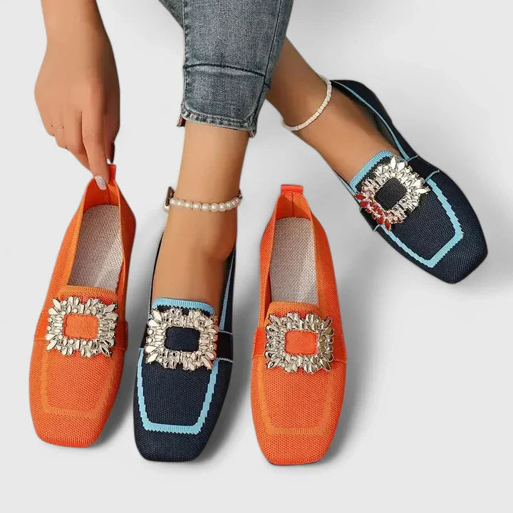 Jacklyn | Women Spring Embellished Slip-On Loafers Shoes