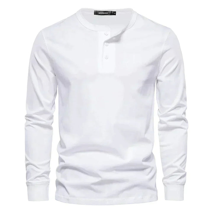 Christopher | Stylish Men’s Long-Sleeve Henley Shirt
