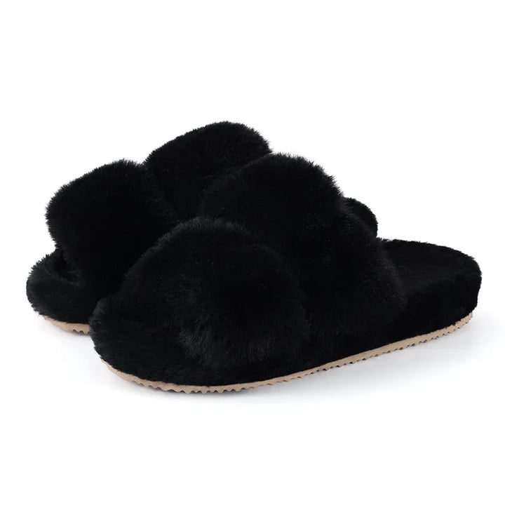 Daisy | Women’s Cozy Faux Fur Slide Slippers