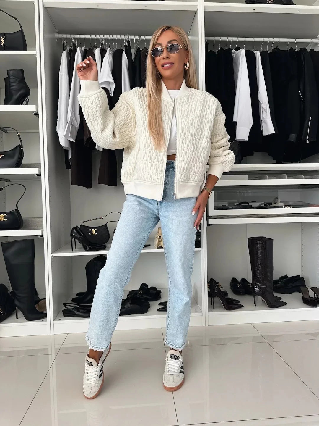 Elizabeth | Quilted Stylish Bomber Jacket