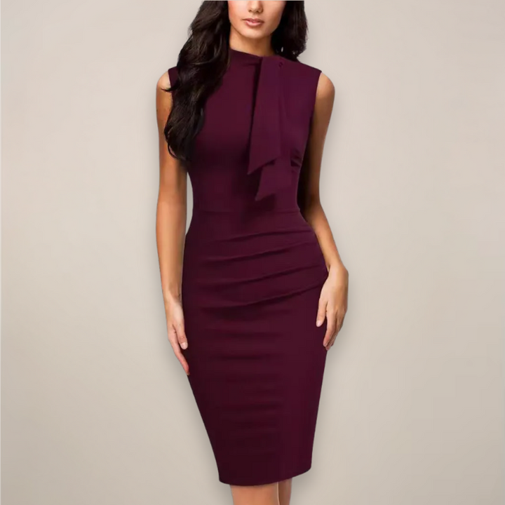Alyssa | Women Sleeveless Midi Dress
