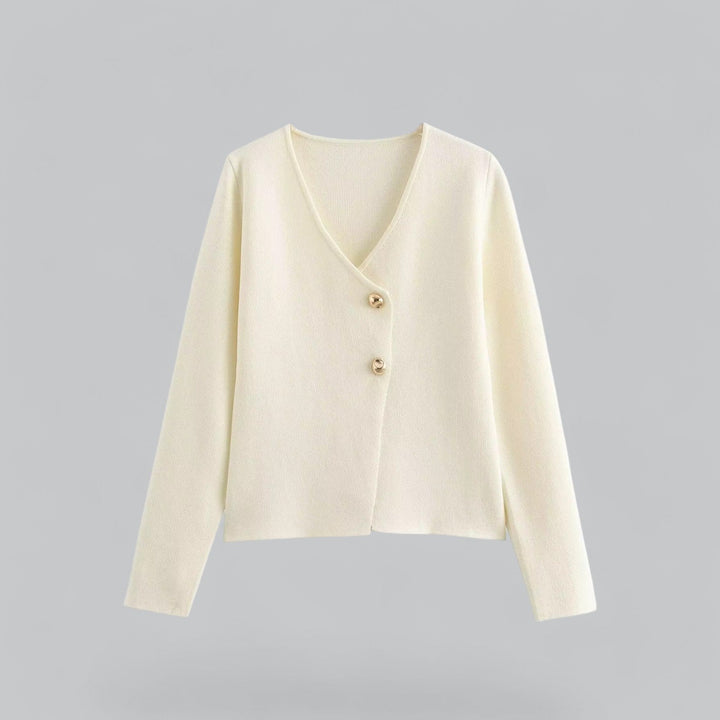 Grace | Women Spring Minimal Button Cardigan