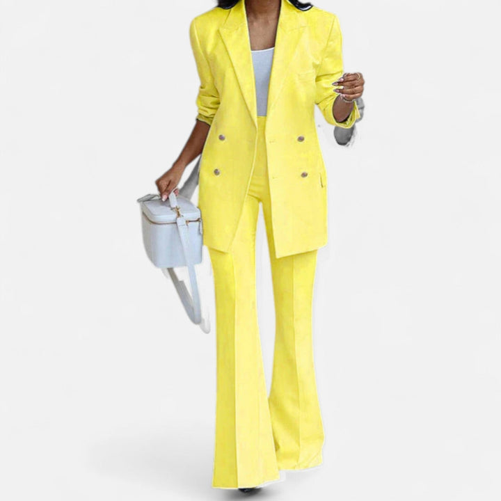 Abigail | Women Spring Double Breasted Pantsuit Set