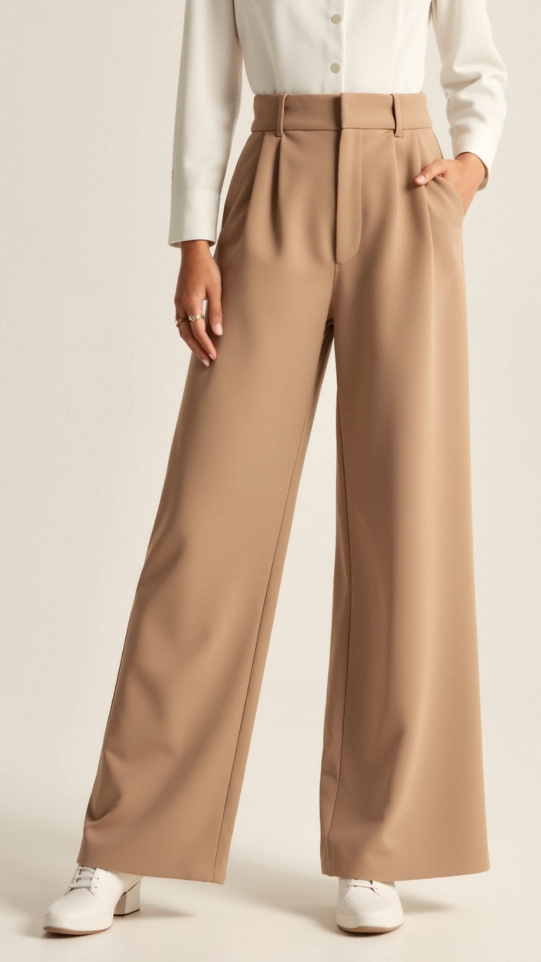 Jasmine | Women’s Spring High-Waist Wide-Leg Pants