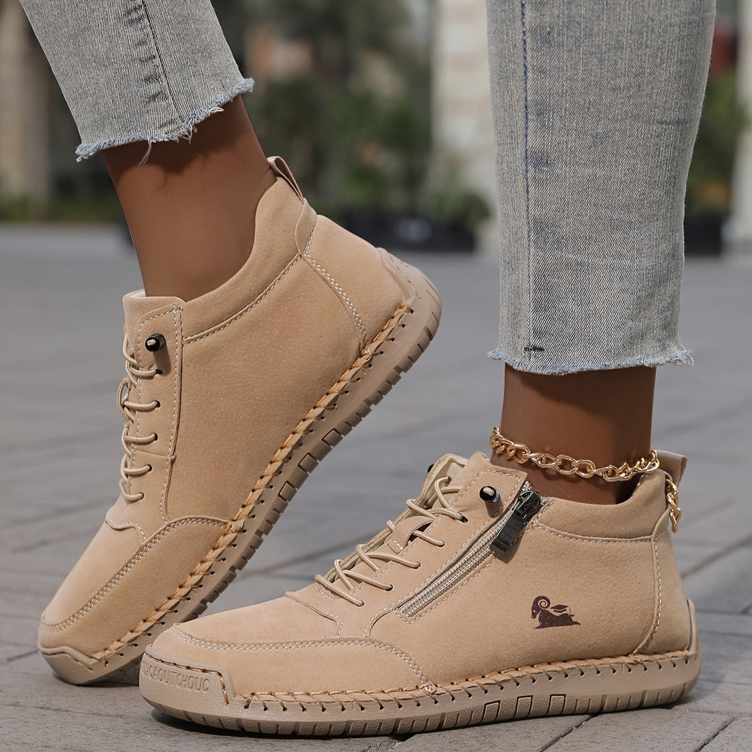 Danielle | Women Spring Zip Up Walking Sneakers