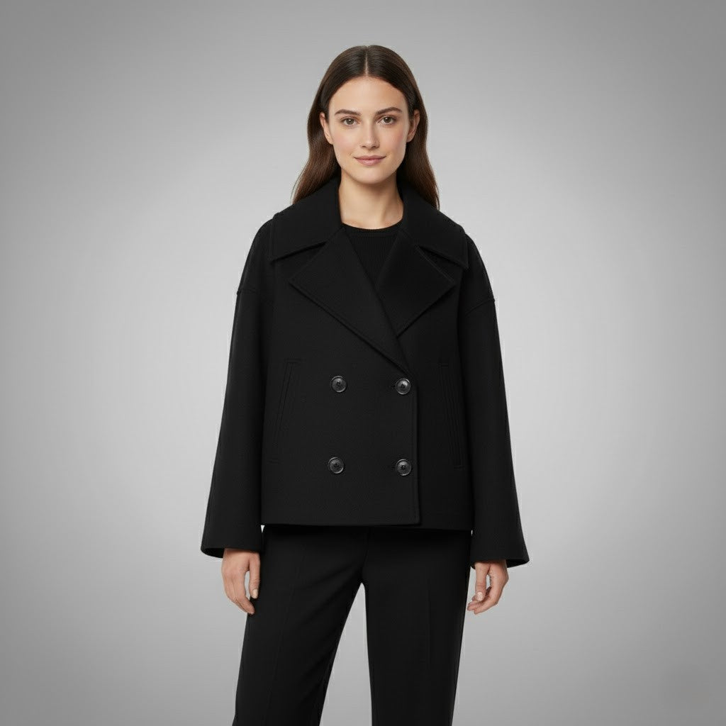 Georgia | Classic Double Button Short Jacket for Women