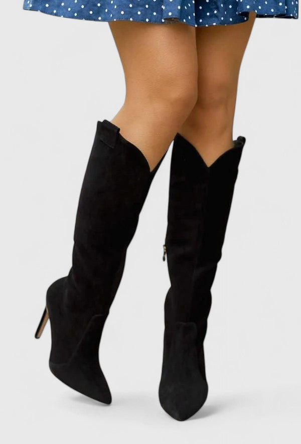 Grace | Women Spring Pointed Toe Knee Boots