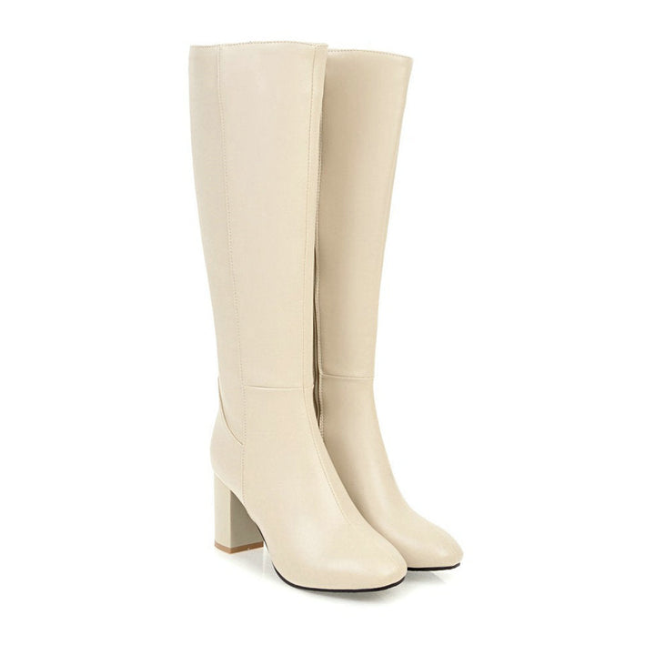 Mia | Women’s Elegant High Heel Knee Boots