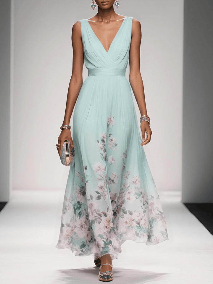 Fiona | Women Floral Print Wedding Guest Dress