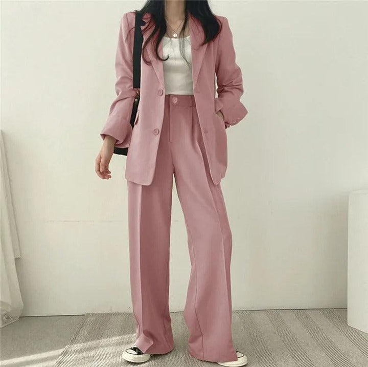Hailey | Women’s Tailored Suit Set with Long Blazer
