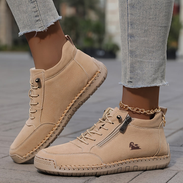 Danielle | Women Spring Zip Up Walking Sneakers