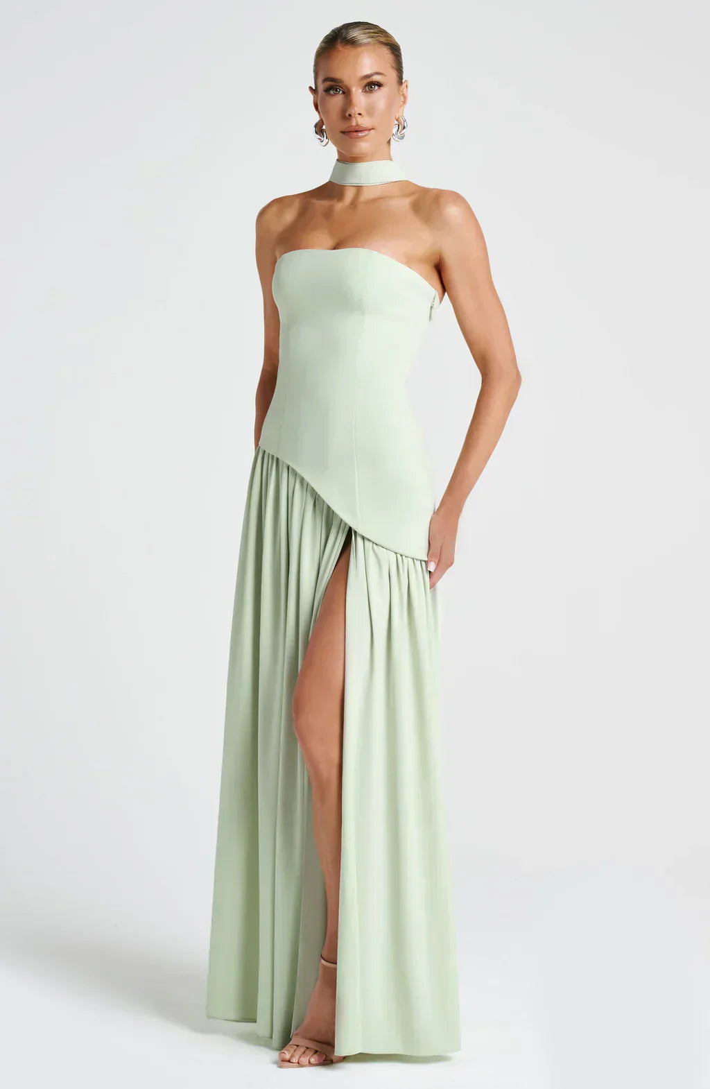 Fiona | Women Wedding Guest Asymmetric Maxi Dress