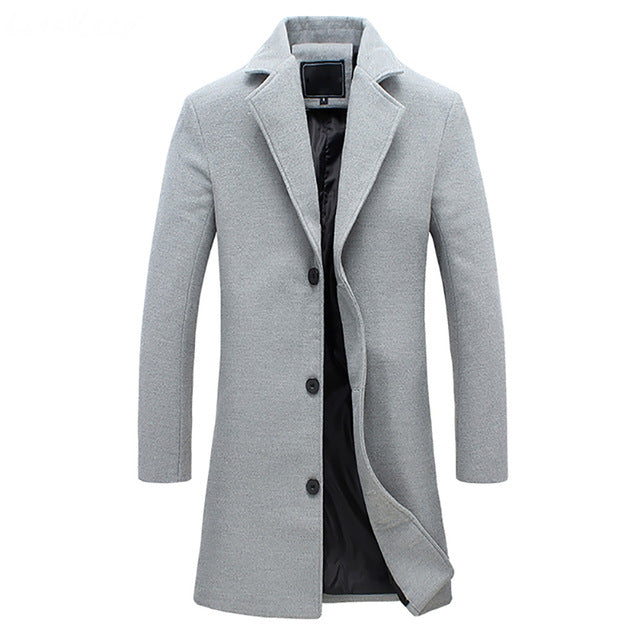 Martin | Formal Long Overcoat For Men’s Wardrobe